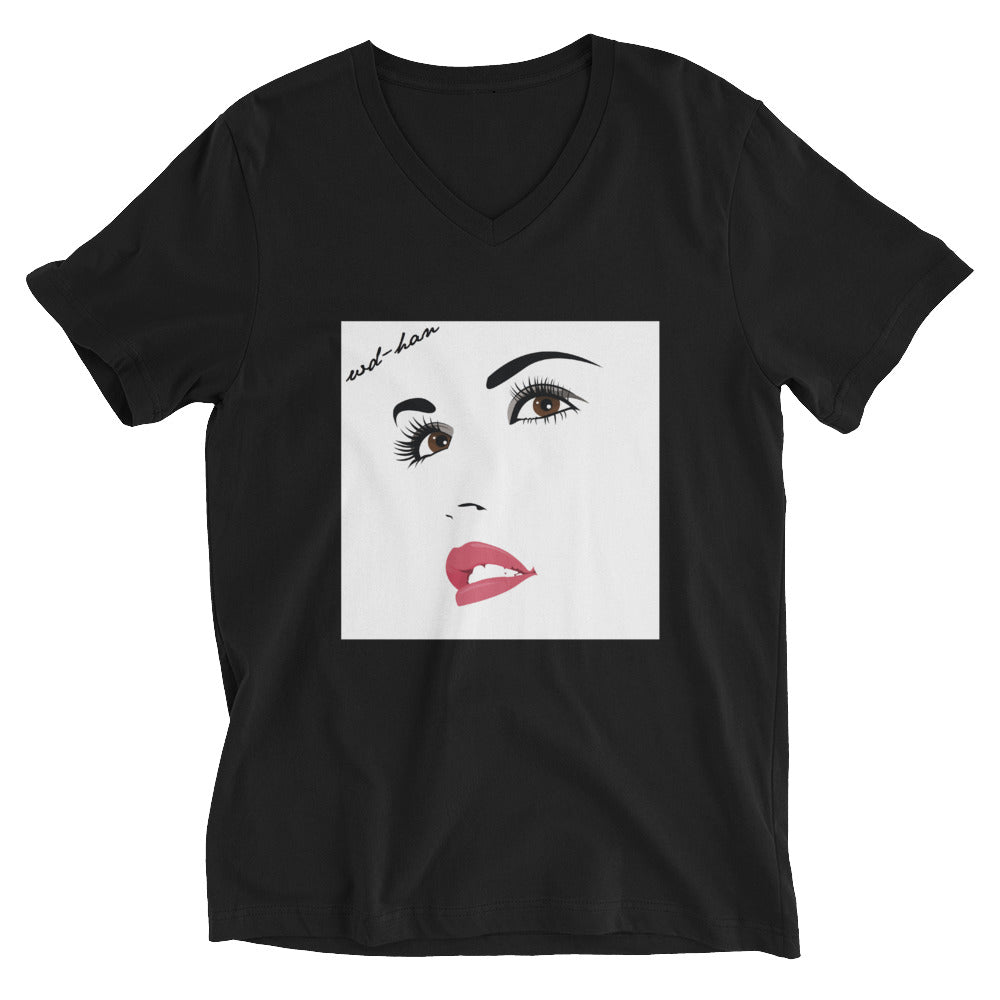 'Red Sun' Unisex Tee - V-Neck