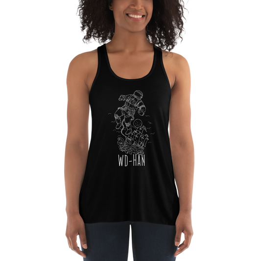 'Spaceman' Women’s Tank - Flowy Racerback